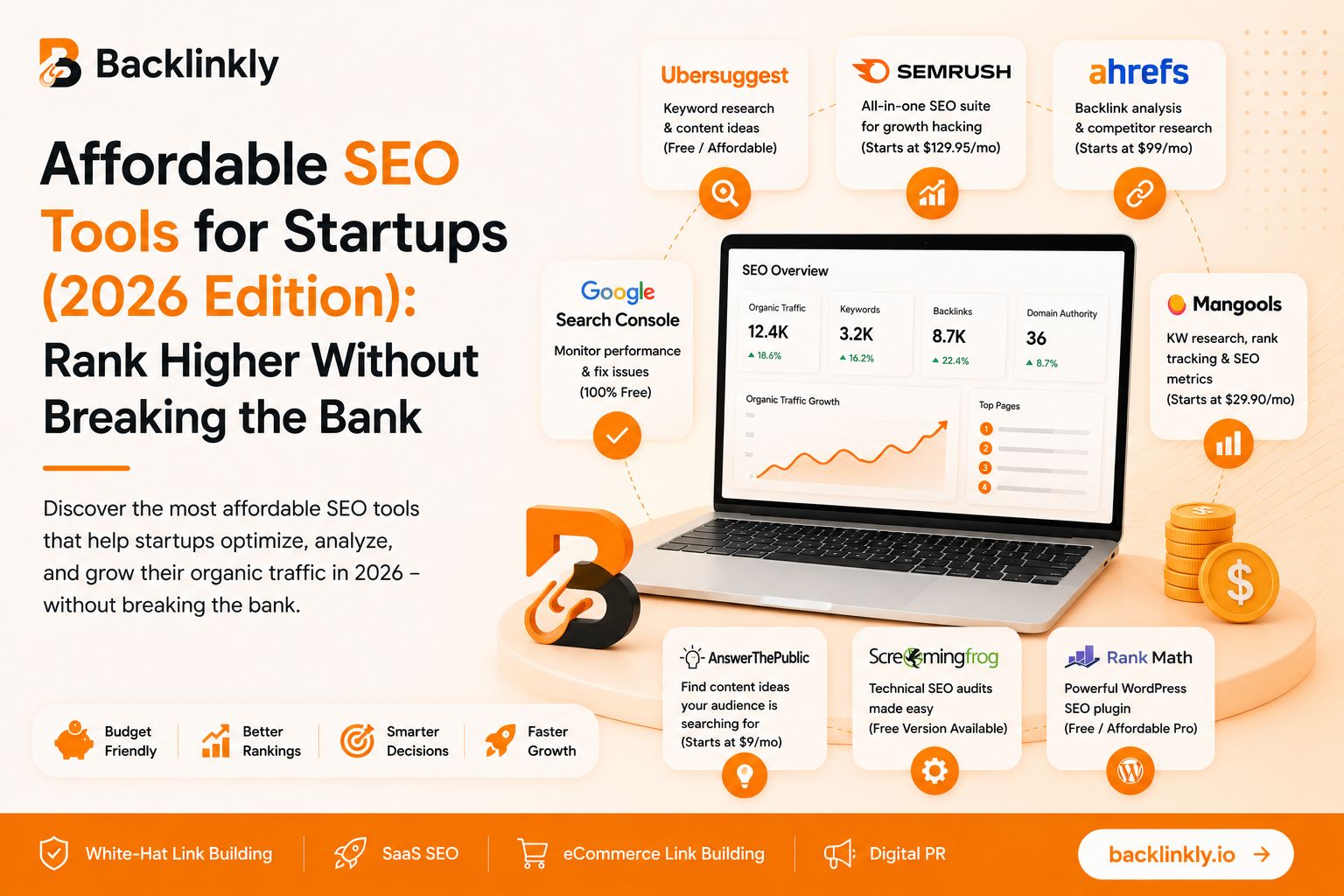 Affordable-SEO-Tools-for-Startups | Backlinkly